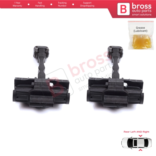 2 Pieces Rear Door Stop Check Assy Limiter Strap for Skoda Roomster 5J 5J7 2006-2015 Praktik 5J0839249C