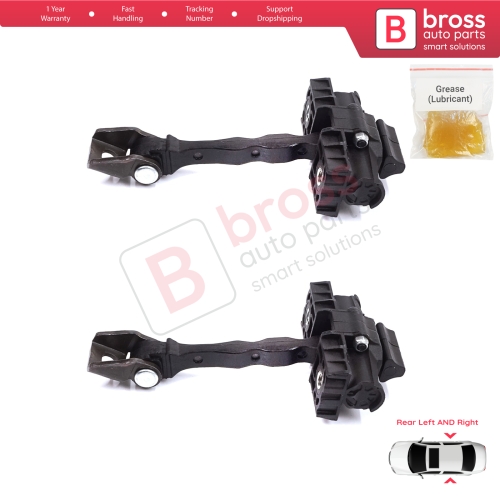 2 Pieces Rear Door Stop Check Assy Limiter Strap for Skoda Roomster 5J 5J7 2006-2015 Praktik 5J0839249C