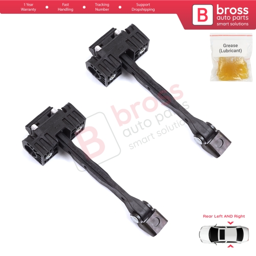 2 Pieces Rear Door Stop Check Assy Limiter Strap for Skoda Kodiaq MK1 I NS7 NV7 NS6 2016-2024 565839249