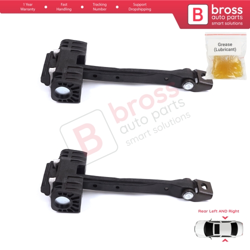 2 Pieces Rear Door Stop Check Assy Limiter Strap for Skoda Kodiaq MK1 I NS7 NV7 NS6 2016-2024 565839249