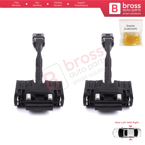 2 Pieces Rear Door Stop Check Assy Limiter Strap for Skoda Kodiaq MK1 I NS7 NV7 NS6 2016-2024 565839249