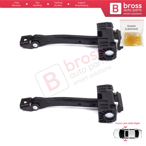 2 Pieces Front Door Stop Check Assy Limiter Strap for Skoda Kodiaq MK1 I NS7 NV7 NS6 2016-2024 565837249