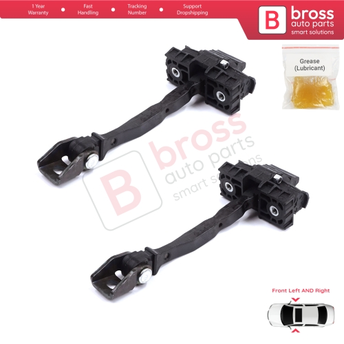 2 Pieces Front Door Stop Check Assy Limiter Strap for Skoda Kamiq NW4 Scala NW1 2019-On 654837249