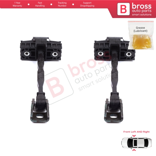 2 Pieces Front Door Stop Check Assy Limiter Strap for Skoda Kamiq NW4 Scala NW1 2019-On 654837249