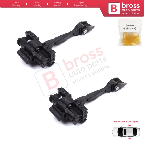 2 Pieces Rear Door Stop Check Assy Limiter Strap for Skoda Kamiq NW4 Scala NW1 2019-On 654839249