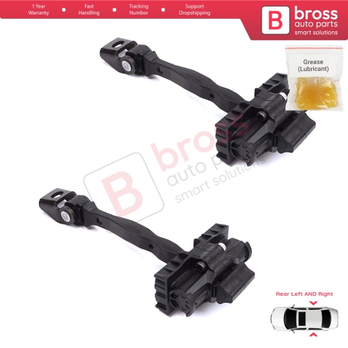 2 Pieces Rear Door Stop Check Assy Limiter Strap for Skoda Kamiq NW4 Scala NW1 2019-On 654839249
