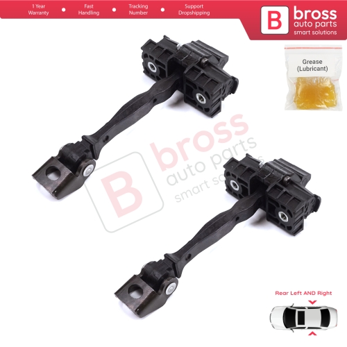 2 Pieces Rear Door Stop Check Assy Limiter Strap for Skoda Kamiq NW4 Scala NW1 2019-On 654839249