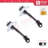 2 Pieces Front Door Stop Check Assy Limiter Strap for Honda Civic MK6 CR-V HR-V MK1 72380S04003 72340S04003