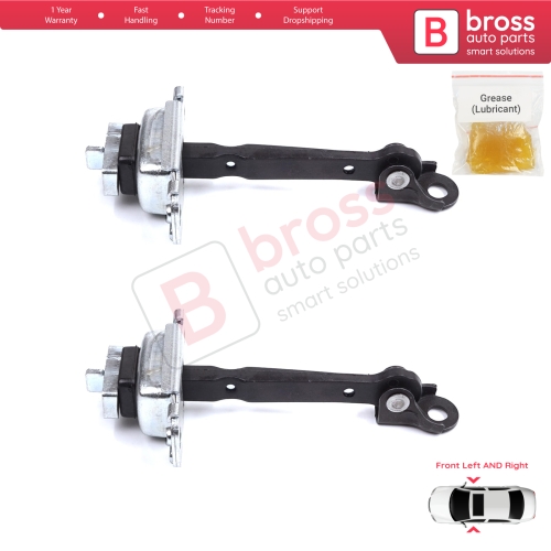 2 Pieces Front Door Stop Check Assy Limiter Strap for Honda Civic MK6 CR-V HR-V MK1 72380S04003 72340S04003