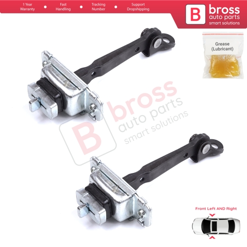 2 Pieces Front Door Stop Check Assy Limiter Strap for Honda Civic MK6 CR-V HR-V MK1 72380S04003 72340S04003