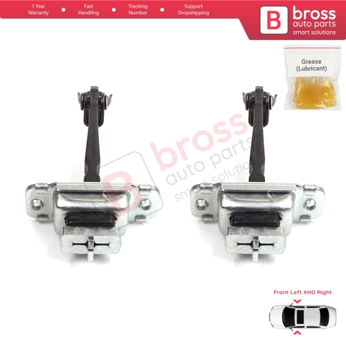 2 Pieces Front Door Stop Check Assy Limiter Strap for Honda Civic MK6 CR-V HR-V MK1 72380S04003 72340S04003