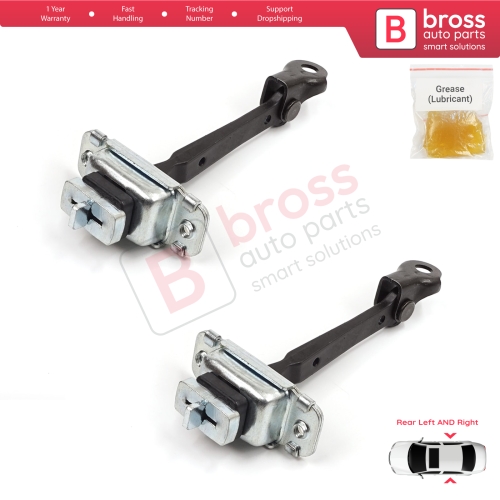 2 Pieces Rear Door Stop Check Assy Limiter Strap for Honda Civic MK6 CR-V HR-V MK1 72840S04003 72880S04003