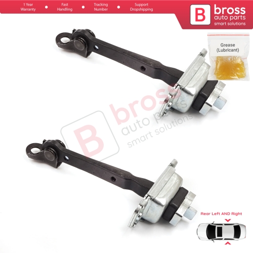 2 Pieces Rear Door Stop Check Assy Limiter Strap for Honda Civic MK6 CR-V HR-V MK1 72840S04003 72880S04003