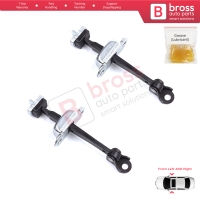 2 Pieces Front Door Stop Check Assy Limiter Strap for Honda Civic MK7 VII 2000-2006 Coupe HB Sedan 72380S5DA11
