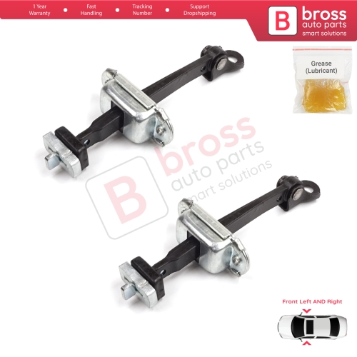 2 Pieces Front Door Stop Check Assy Limiter Strap for Honda Civic MK7 VII 2000-2006 Coupe HB Sedan 72380S5DA11