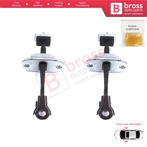 2 Pieces Front Door Stop Check Assy Limiter Strap for Honda Civic MK7 VII 2000-2006 Coupe HB Sedan 72380S5DA11