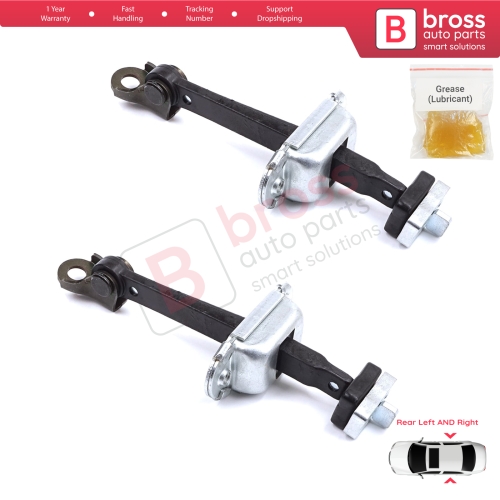 2 Pieces Rear Door Stop Check Assy Limiter Strap for Honda Civic MK7 VII 2000-2006 Hatchback Sedan 72880S5DA01