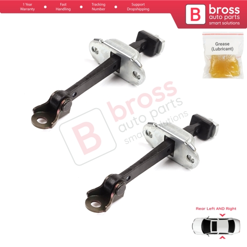 2 Pieces Rear Door Stop Check Assy Limiter Strap for Honda Civic MK7 VII 2000-2006 Hatchback Sedan 72880S5DA01