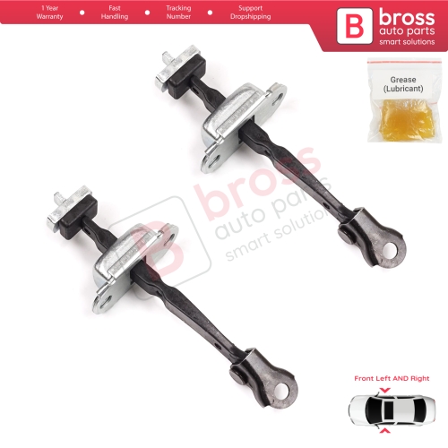 2 Pieces Front Door Stop Check Assy Limiter Strap for Honda Civic MK8 VIII 2005-2013 HB FN FK Sedan FD FA 72340SNLT01