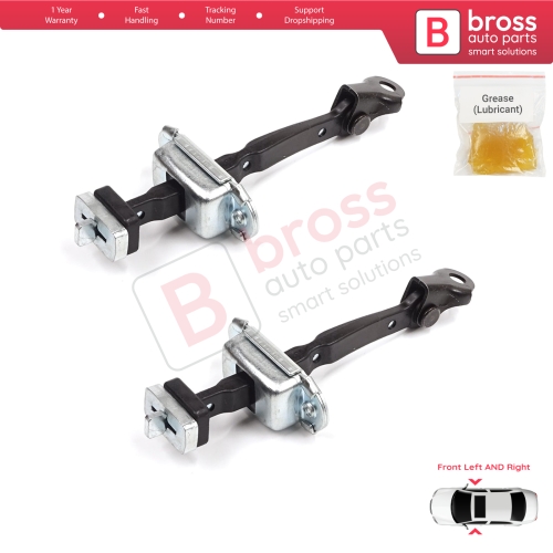 2 Pieces Front Door Stop Check Assy Limiter Strap for Honda Civic MK8 VIII 2005-2013 HB FN FK Sedan FD FA 72340SNLT01