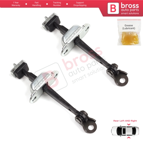 2 Pieces Rear Door Stop Check Assy Limiter Strap for Honda Civic MK8 VIII 2005-2013 HB FN FK Sedan FD FA 72340SNLT01