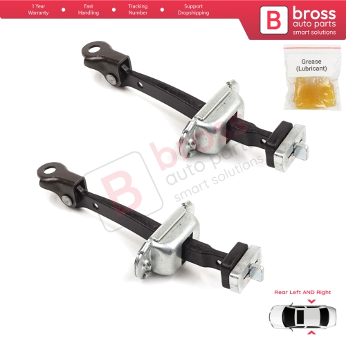 2 Pieces Rear Door Stop Check Assy Limiter Strap for Honda Civic MK8 VIII 2005-2013 HB FN FK Sedan FD FA 72340SNLT01