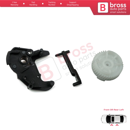 Door Lock Latch Gear Repair Kit 51217202143 Left for BMW 1 3 5 X5 X6 Z4 E90 E91 E92 E93