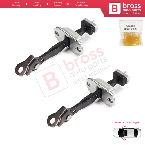 2 Pieces Front Door Stop Check Assy Limiter Strap for Honda Civic MK9 IX 2011-2016 HB Tourer FK Sedan FB FG 72380TV0E01