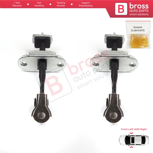 2 Pieces Front Door Stop Check Assy Limiter Strap for Honda Civic MK9 IX 2011-2016 HB Tourer FK Sedan FB FG 72380TV0E01