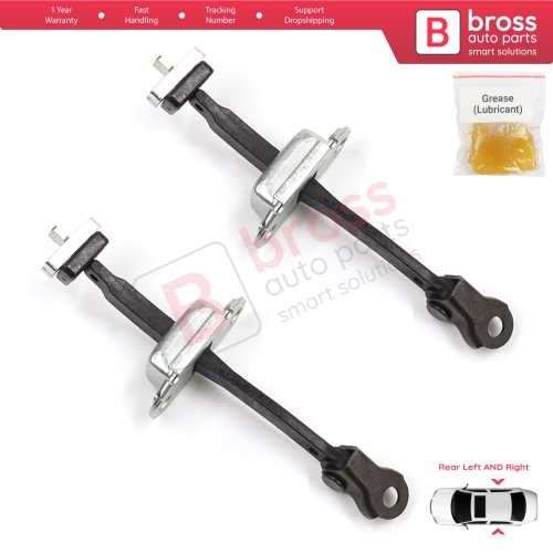 2 Pieces Rear Door Stop Check Assy Limiter Strap for Honda Civic MK9 IX 2011-2016 HB Tourer FK Sedan FB FG 72840TV0E01