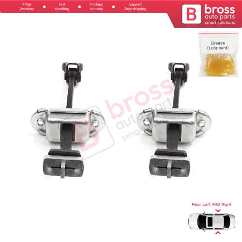 2 Pieces Rear Door Stop Check Assy Limiter Strap for Honda Civic MK9 IX 2011-2016 HB Tourer FK Sedan FB FG 72840TV0E01