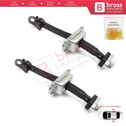 2 Pieces Rear Door Stop Check Assy Limiter Strap for Honda Civic MK9 IX 2011-2016 HB Tourer FK Sedan FB FG 72840TV0E01