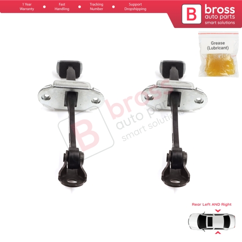 2 Pieces Rear Door Stop Check Assy Limiter Strap for Honda Civic MK9 IX 2011-2016 HB Tourer FK Sedan FB FG 72840TV0E01