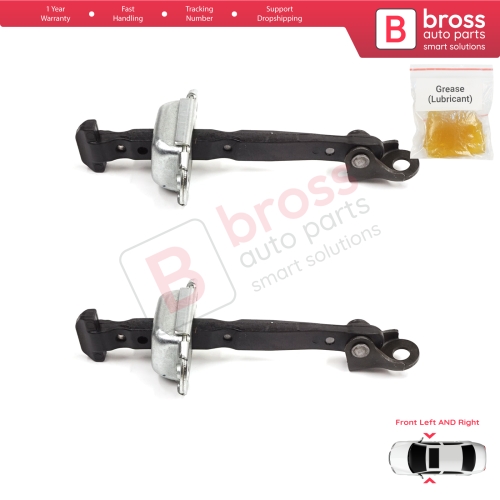 2 Pieces Front Door Stop Check Assy Limiter Strap for Honda Civic MK10 X 2016-2021 Insight MK3 III ZE4 72380TBAA01