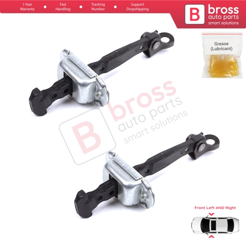 2 Pieces Front Door Stop Check Assy Limiter Strap for Honda Civic MK10 X 2016-2021 Insight MK3 III ZE4 72380TBAA01
