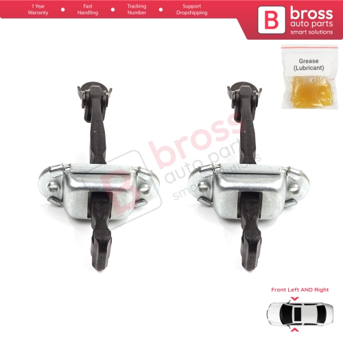 2 Pieces Front Door Stop Check Assy Limiter Strap for Honda Civic MK10 X 2016-2021 Insight MK3 III ZE4 72380TBAA01