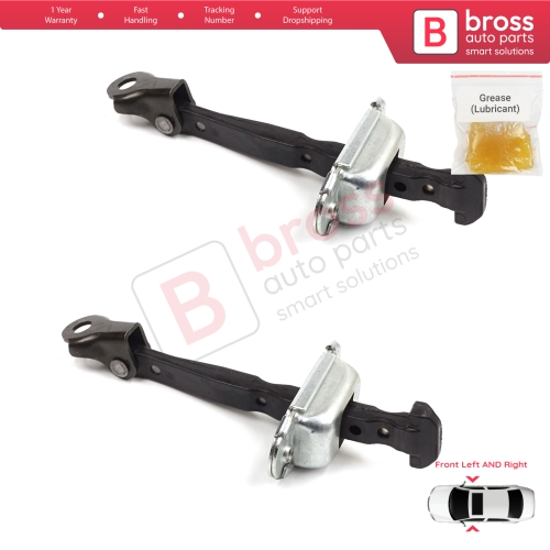 2 Pieces Front Door Stop Check Assy Limiter Strap for Honda Civic MK10 X 2016-2021 Insight MK3 III ZE4 72380TBAA01