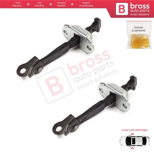 2 Pieces Front Door Stop Check Assy Limiter Strap for Honda Civic MK10 X 2016-2021 Insight MK3 III ZE4 72380TBAA01