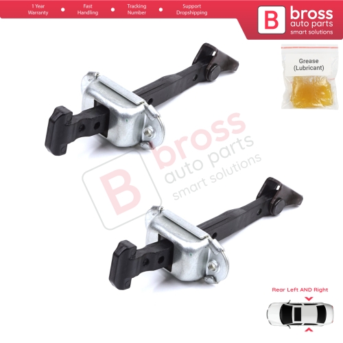 2 Pieces Rear Door Stop Check Assy Limiter Strap for Honda Civic MK10 X 2016-2021 Insight MK3 III ZE4 72840TBAA01