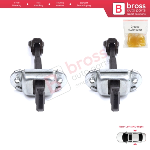 2 Pieces Rear Door Stop Check Assy Limiter Strap for Honda Civic MK10 X 2016-2021 Insight MK3 III ZE4 72840TBAA01