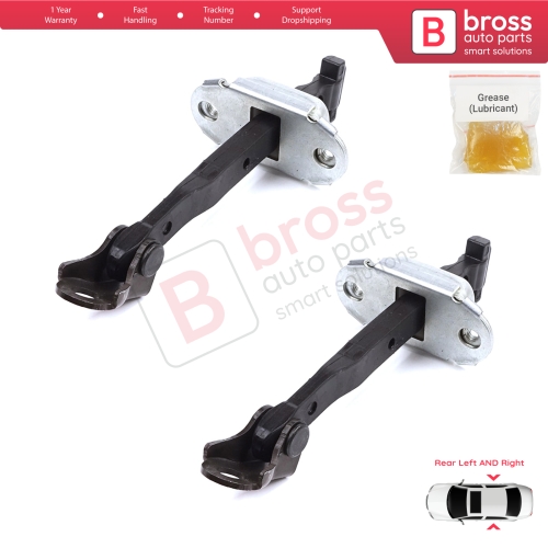 2 Pieces Rear Door Stop Check Assy Limiter Strap for Honda Civic MK10 X 2016-2021 Insight MK3 III ZE4 72840TBAA01