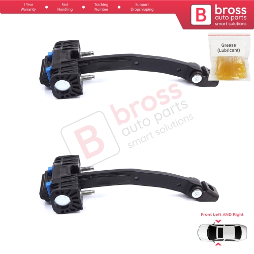 2 Pieces Front Door Stop Check Assy Limiter Strap for Mercedes Sprinter MK3 III 907 910 VS30 2018-On A9107201700