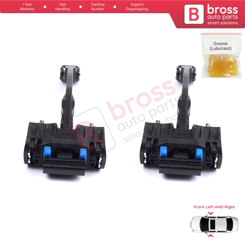 2 Pieces Front Door Stop Check Assy Limiter Strap for Mercedes Sprinter MK3 III 907 910 VS30 2018-On A9107201700