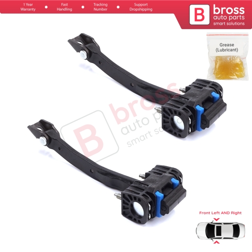 2 Pieces Front Door Stop Check Assy Limiter Strap for Mercedes Sprinter MK3 III 907 910 VS30 2018-On A9107201700