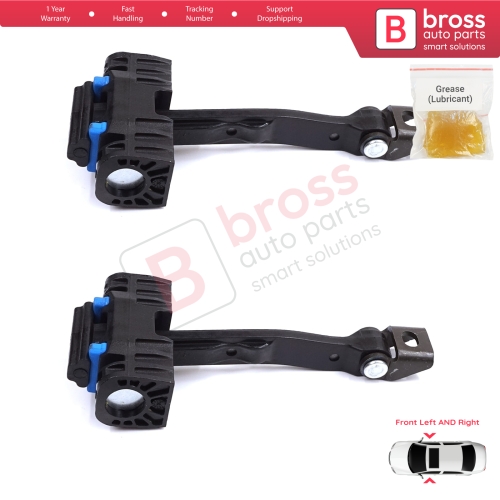 2 Pieces Front Door Stop Check Assy Limiter Strap for Audi A1 8X 8X1 8XK 8XA 8XF 2010-2019 Hatchback Sportback 8X3837249