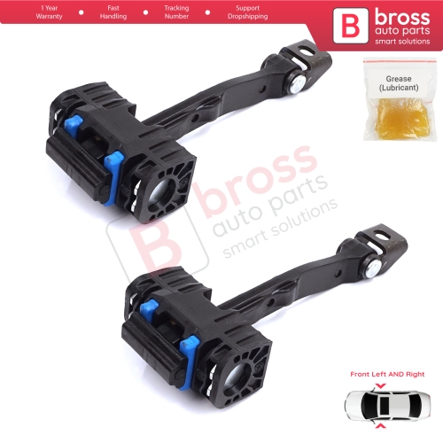 2 Pieces Front Door Stop Check Assy Limiter Strap for Audi A1 8X 8X1 8XK 8XA 8XF 2010-2019 Hatchback Sportback 8X3837249