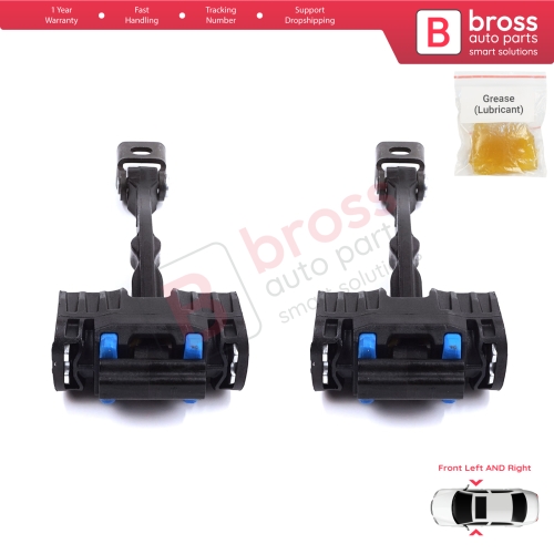 2 Pieces Front Door Stop Check Assy Limiter Strap for Audi A1 8X 8X1 8XK 8XA 8XF 2010-2019 Hatchback Sportback 8X3837249