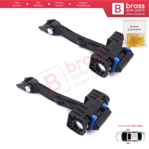 2 Pieces Front Door Stop Check Assy Limiter Strap for Audi A1 8X 8X1 8XK 8XA 8XF 2010-2019 Hatchback Sportback 8X3837249