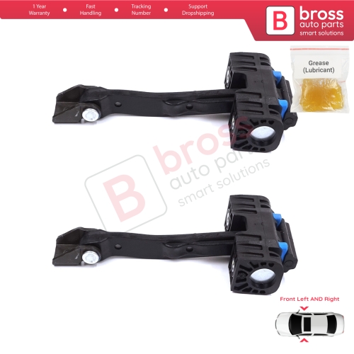 2 Pieces Front Door Stop Check Assy Limiter Strap for Audi A1 8X 8X1 8XK 8XA 8XF 2010-2019 Hatchback Sportback 8X3837249