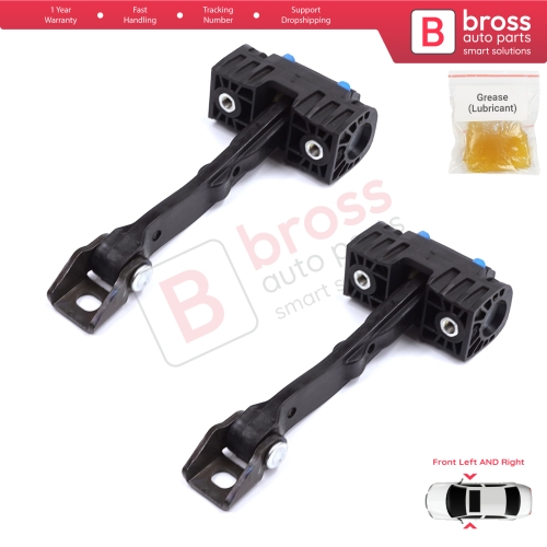 2 Pieces Front Door Stop Check Assy Limiter Strap for Audi A1 8X 8X1 8XK 8XA 8XF 2010-2019 Hatchback Sportback 8X3837249